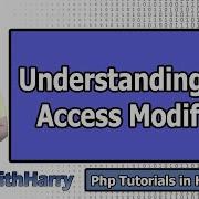 Access Modifiers In Php PHP Tutorial 80