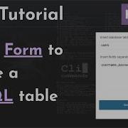 Create Dynamic MySQL Table From HTML Form Using PHP