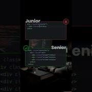 Junior Vs Senior Fronted Developer Webdevelopment Html Html5 Webdesign Shorts Programming