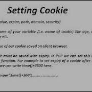 Setting Cookies With PHP