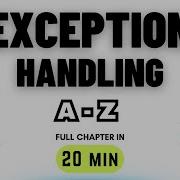 Class 12 Computer Science 083 Exception Handling BOARDS ONE SHOT 2025 26
