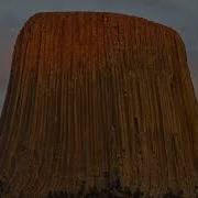 Sunset On Devils Tower Super Flower Blood Moon