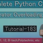 183 Operator Overloading In Python Operator Overloading In Python In Hindi Operator Overloading