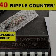 574 CMOS 12 Stage Ripple Carry Binary Counters Binary Counter Frequency Divider IC Test CD4040