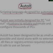 1 Introduction To Autoit Scripting Language Part1
