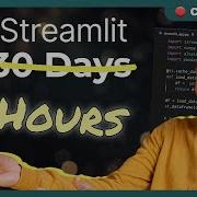 Learn Streamlit From Scratch Live Coding The 30 Day Challenge