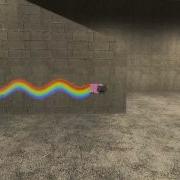 Nyan Cat In GMod GMod Wire E2 Hologram