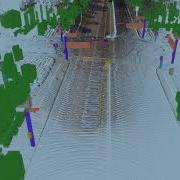 Automatic HD Map Data Creation Aerial View