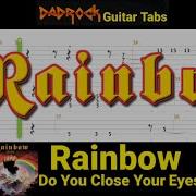 Do You Close Your Eyes Rainbow Lead Guitar TABS Lesson