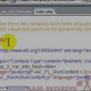 FlashVars PHP Tutorial Multiple Variables Into Flash AS3
