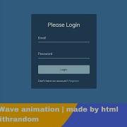 Form Input Wave Animation Made By Html Css Codewithrandom