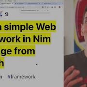 Building A Web Framework In Nim Programming Language