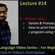 14 Hindi Nested Loop Print Patterns In C Programming C Language In Hindi For Beginners