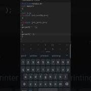 Star Pattern In C Language Shorts Coding Code
