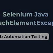 NoSuchElementException Selenium Java
