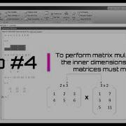 Matrix Operators MATLAB Tutorial 4