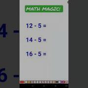 Magic Trick Shorts Subtraction Subtract Fast Fastandeasymaths Math Mathematics Bones