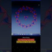 Dancing Animation Using Python Turtle Graphics Shorts Satisfying Creative