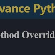 Method Overriding And Method With Super In Python Hindi