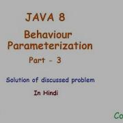 Behaviour Parameterization In Java 8 Hindi Strategy Design Pattern Predicate Java 8