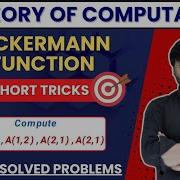 Akermann Function TOC Primitive Recursive Function Short Tricks