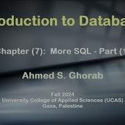 Ch 7 More SQL Part 1 Nested Queries