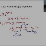 Unit 3 Class 13 RSA And Modular Exponentiation