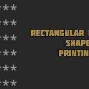 Print Rectangular Shape In C Shorts Placement Patternprintinginc Cprogramming LearnWithRJ