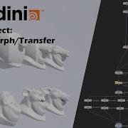 Houdini VDB Advect Shape Morph Transfer