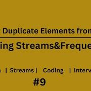 Get Only Duplicate Elements From List In Java Using Streams Collections Frequency In Java