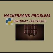 Birthday Chocolate Hackerrank Solution In Python Explained In Tamil