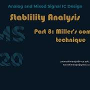 Stability Analysis Miller S Compensation Technique