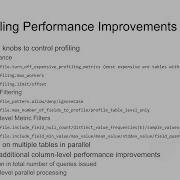 Data Profiling Improvements Oct 29 2021 Community Town Hall