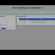 File Uploading In CodeIgniter 4 Tutorial Demo