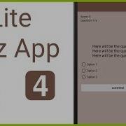 Multiple Choice Quiz App With SQLite Integration Part 4 RAWQUERY DATABASE WITH CURSOR Android