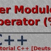 Zuschauer Frage C Der Modulo Operator