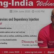 Ng India Webinar Simplifyying Services And Dependency Injection In Angular