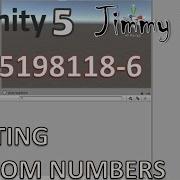 Mini Unity Tutorial How To Make A Random Number Generator Using C