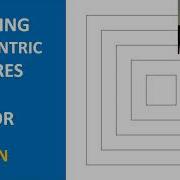 Crearing Concentric Squares With Cursor Using Python