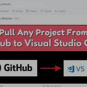 How To Pull Any Project From GitHub To Visual Studio Code