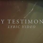My Testimony Elevation Worship Live Garden MSC LYRIC VIDEO