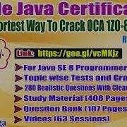 OCJA 1 8 Java SE 8 Programmer I 1Z0 808 By Durga Sir Demo On 27 01 2018