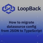 Migrate LoopBack 4 Datasource Config To TypeScript