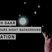 Smooth Animated Background Moon Stars Night Background Animation Using HTML CSS