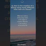 Difference Between String Literal And New String Object In Java Javainterviewquestionsandanswers