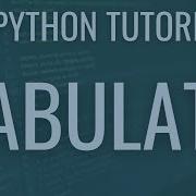 Python Tabulate Library ICodingTamil