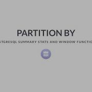 SQL Tutorial PARTITION BY