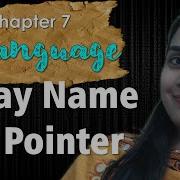 Lec 28 C Language Array Name As Pointer Easy Explanation Lovejeet Arora