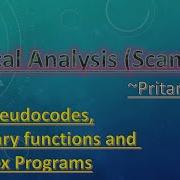 Lexical Analysis Scanner Compiler Construction