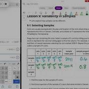 Alg 2 U7L9 Variability In Samples